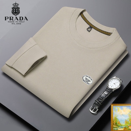 Cheap Prada Hoodies Long Sleeved For Men #1248702 Replica Wholesale [$40.00 USD] [ITEM#1248702] on Replica Prada Hoodies