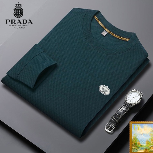 Cheap Prada Hoodies Long Sleeved For Men #1248706 Replica Wholesale [$40.00 USD] [ITEM#1248706] on Replica Prada Hoodies