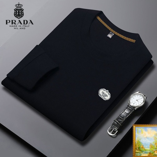 Cheap Prada Hoodies Long Sleeved For Men #1248708 Replica Wholesale [$40.00 USD] [ITEM#1248708] on Replica Prada Hoodies