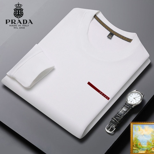 Cheap Prada Hoodies Long Sleeved For Men #1248709 Replica Wholesale [$40.00 USD] [ITEM#1248709] on Replica Prada Hoodies