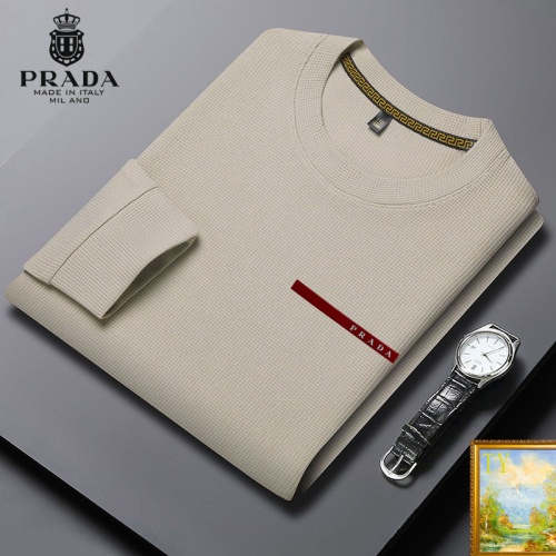 Cheap Prada Hoodies Long Sleeved For Men #1248710 Replica Wholesale [$40.00 USD] [ITEM#1248710] on Replica Prada Hoodies