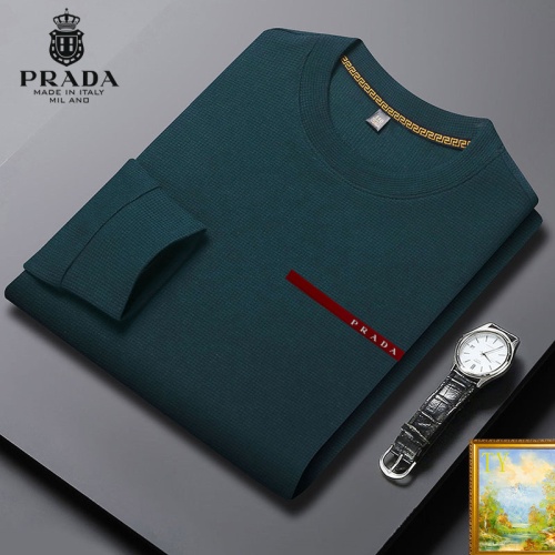 Cheap Prada Hoodies Long Sleeved For Men #1248714 Replica Wholesale [$40.00 USD] [ITEM#1248714] on Replica Prada Hoodies