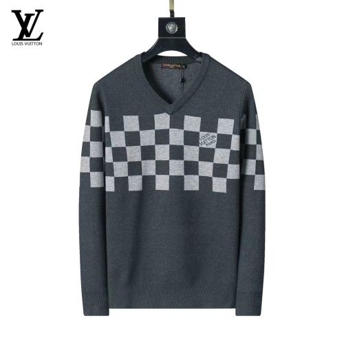 Cheap Louis Vuitton LV Sweaters Long Sleeved For Men #1248718 Replica Wholesale [$45.00 USD] [ITEM#1248718] on Replica Louis Vuitton LV Sweaters