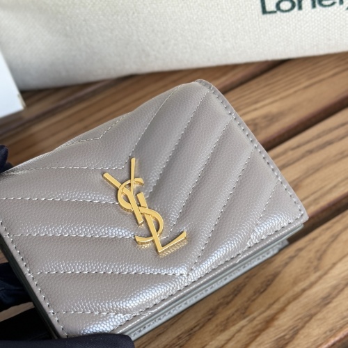 Cheap Yves Saint Laurent AAA Quality Wallets #1248722 Replica Wholesale [$88.00 USD] [ITEM#1248722] on Replica Yves Saint Laurent AAA Wallets