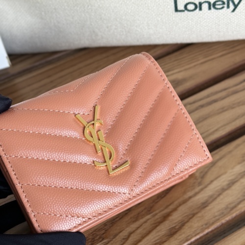 Cheap Yves Saint Laurent AAA Quality Wallets #1248723 Replica Wholesale [$88.00 USD] [ITEM#1248723] on Replica Yves Saint Laurent AAA Wallets