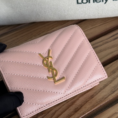 Cheap Yves Saint Laurent AAA Quality Wallets #1248724 Replica Wholesale [$88.00 USD] [ITEM#1248724] on Replica Yves Saint Laurent AAA Wallets