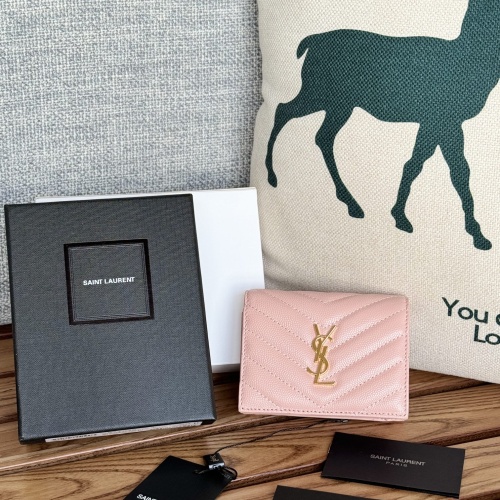 Cheap Yves Saint Laurent AAA Quality Wallets #1248724 Replica Wholesale [$88.00 USD] [ITEM#1248724] on Replica Yves Saint Laurent AAA Wallets