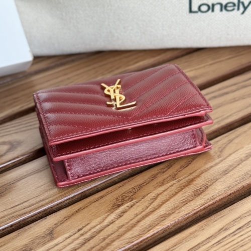 Cheap Yves Saint Laurent AAA Quality Wallets #1248726 Replica Wholesale [$88.00 USD] [ITEM#1248726] on Replica Yves Saint Laurent AAA Wallets