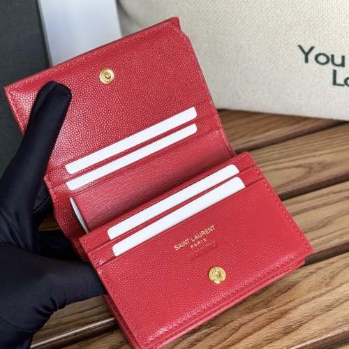 Cheap Yves Saint Laurent AAA Quality Wallets #1248727 Replica Wholesale [$88.00 USD] [ITEM#1248727] on Replica Yves Saint Laurent AAA Wallets