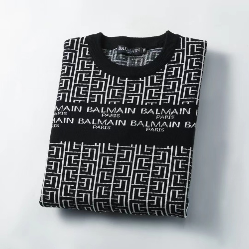 Cheap Balmain Sweaters Long Sleeved For Men #1248732 Replica Wholesale [$45.00 USD] [ITEM#1248732] on Replica Balmain Sweaters