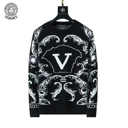 Cheap Versace Sweaters Long Sleeved For Men #1248736 Replica Wholesale [$45.00 USD] [ITEM#1248736] on Replica Versace Sweaters