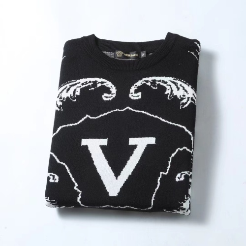 Cheap Versace Sweaters Long Sleeved For Men #1248736 Replica Wholesale [$45.00 USD] [ITEM#1248736] on Replica Versace Sweaters