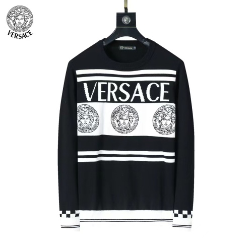 Cheap Versace Sweaters Long Sleeved For Men #1248741 Replica Wholesale [$45.00 USD] [ITEM#1248741] on Replica Versace Sweaters