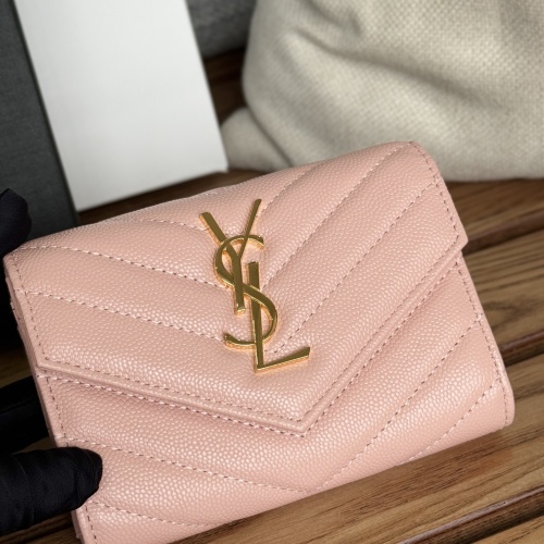 Cheap Yves Saint Laurent AAA Quality Wallets #1248742 Replica Wholesale [$82.00 USD] [ITEM#1248742] on Replica Yves Saint Laurent AAA Wallets