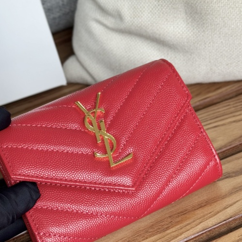 Cheap Yves Saint Laurent AAA Quality Wallets #1248744 Replica Wholesale [$82.00 USD] [ITEM#1248744] on Replica Yves Saint Laurent AAA Wallets