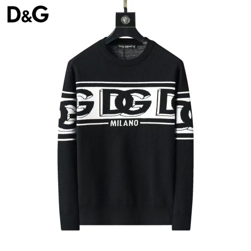 Cheap Dolce &amp; Gabbana D&amp;G Sweaters Long Sleeved For Men #1248766 Replica Wholesale [$45.00 USD] [ITEM#1248766] on Replica Dolce &amp; Gabbana D&amp;G Sweaters