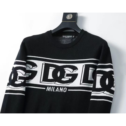 Cheap Dolce &amp; Gabbana D&amp;G Sweaters Long Sleeved For Men #1248766 Replica Wholesale [$45.00 USD] [ITEM#1248766] on Replica Dolce &amp; Gabbana D&amp;G Sweaters