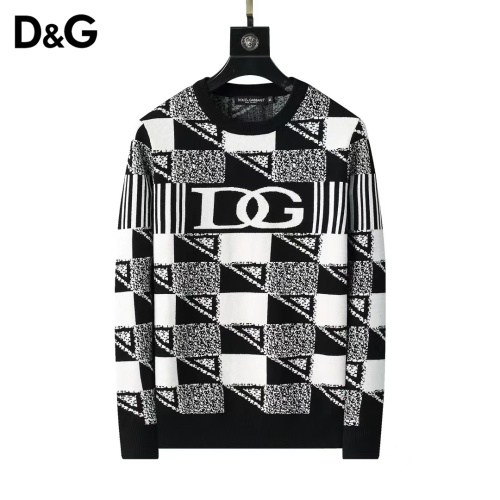 Cheap Dolce &amp; Gabbana D&amp;G Sweaters Long Sleeved For Men #1248767 Replica Wholesale [$45.00 USD] [ITEM#1248767] on Replica Dolce &amp; Gabbana D&amp;G Sweaters