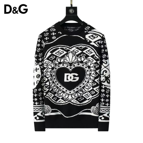 Cheap Dolce &amp; Gabbana D&amp;G Sweaters Long Sleeved For Men #1248769 Replica Wholesale [$45.00 USD] [ITEM#1248769] on Replica Dolce &amp; Gabbana D&amp;G Sweaters