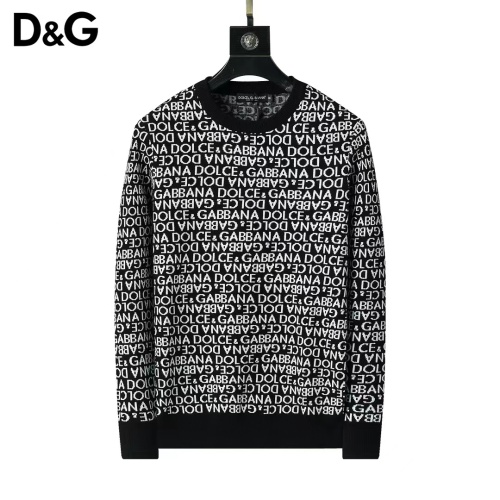 Cheap Dolce &amp; Gabbana D&amp;G Sweaters Long Sleeved For Men #1248770 Replica Wholesale [$45.00 USD] [ITEM#1248770] on Replica Dolce &amp; Gabbana D&amp;G Sweaters