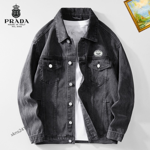 Cheap Prada Jackets Long Sleeved For Men #1248780 Replica Wholesale [$60.00 USD] [ITEM#1248780] on Replica Prada Jackets