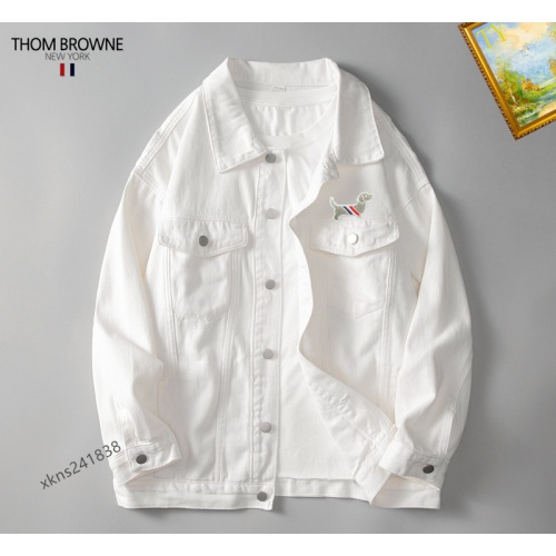 Cheap Thom Browne Jackets Long Sleeved For Men #1248781 Replica Wholesale [$60.00 USD] [ITEM#1248781] on Replica Thom Browne Jackets