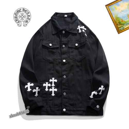 Cheap Chrome Hearts Jackets Long Sleeved For Men #1248801 Replica Wholesale [$60.00 USD] [ITEM#1248801] on Replica Chrome Hearts Jackets