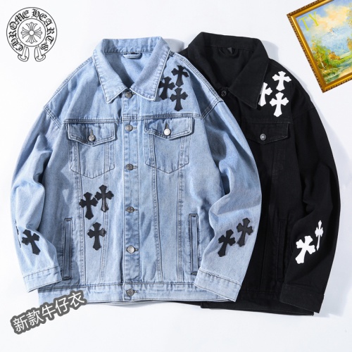 Cheap Chrome Hearts Jackets Long Sleeved For Men #1248803 Replica Wholesale [$60.00 USD] [ITEM#1248803] on Replica Chrome Hearts Jackets