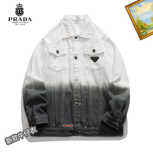 Cheap Prada Jackets Long Sleeved For Men #1248808 Replica Wholesale [$60.00 USD] [ITEM#1248808] on Replica Prada Jackets