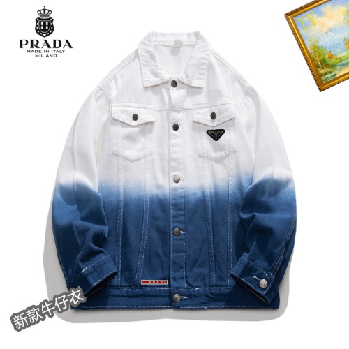 Cheap Prada Jackets Long Sleeved For Men #1248809 Replica Wholesale [$60.00 USD] [ITEM#1248809] on Replica Prada Jackets