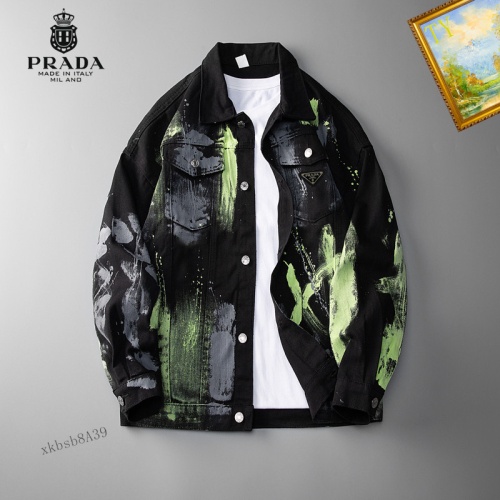 Cheap Prada Jackets Long Sleeved For Men #1248815 Replica Wholesale [$60.00 USD] [ITEM#1248815] on Replica Prada Jackets