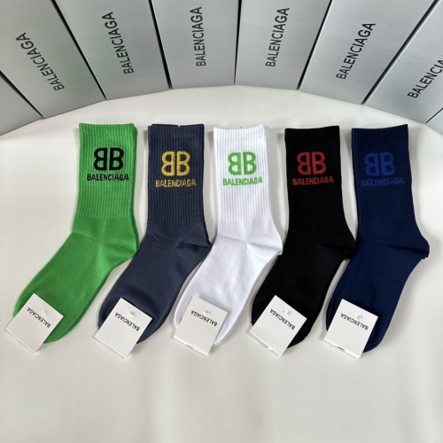 Cheap Balenciaga Socks #1249021 Replica Wholesale [$29.00 USD] [ITEM#1249021] on Replica Balenciaga Socks