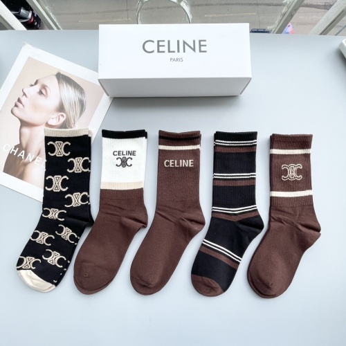 Cheap Celine Socks #1249023 Replica Wholesale [$29.00 USD] [ITEM#1249023] on Replica Celine Socks