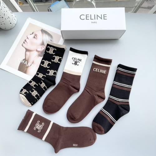 Cheap Celine Socks #1249023 Replica Wholesale [$29.00 USD] [ITEM#1249023] on Replica Celine Socks