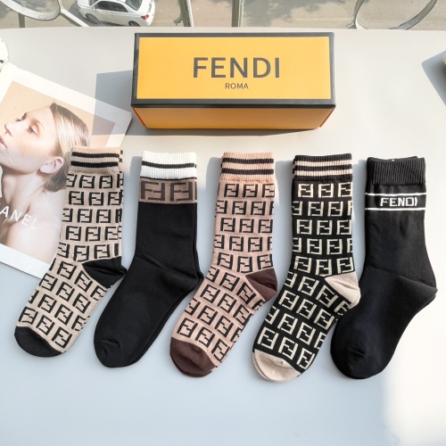 Cheap Fendi Socks #1249024 Replica Wholesale [$29.00 USD] [ITEM#1249024] on Replica Fendi Socks