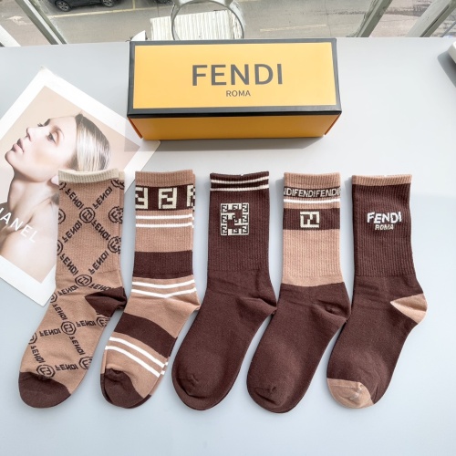 Cheap Fendi Socks #1249025 Replica Wholesale [$29.00 USD] [ITEM#1249025] on Replica Fendi Socks