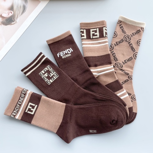 Cheap Fendi Socks #1249025 Replica Wholesale [$29.00 USD] [ITEM#1249025] on Replica Fendi Socks