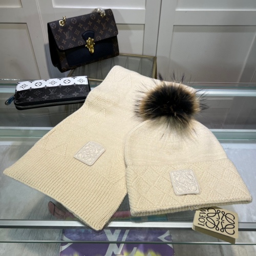 Cheap LOEWE Caps #1249027 Replica Wholesale [$52.00 USD] [ITEM#1249027] on Replica LOEWE Hat and Scarf and Glove Set