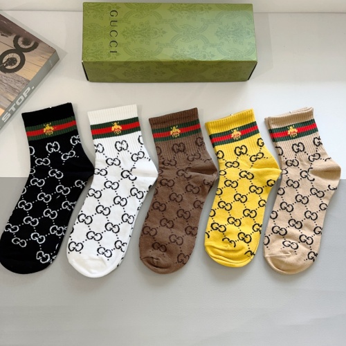 Cheap Gucci Socks #1249153 Replica Wholesale [$27.00 USD] [ITEM#1249153] on Replica Gucci Socks