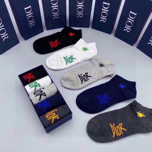 Cheap Christian Dior Socks #1249192 Replica Wholesale [$27.00 USD] [ITEM#1249192] on Replica Christian Dior Socks