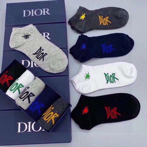 Cheap Christian Dior Socks #1249192 Replica Wholesale [$27.00 USD] [ITEM#1249192] on Replica Christian Dior Socks