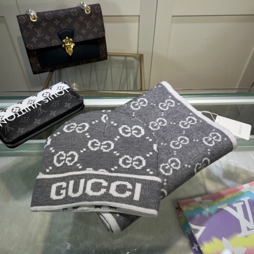 Cheap Gucci Caps #1249214 Replica Wholesale [$48.00 USD] [ITEM#1249214] on Replica Gucci Hat and Scarf and Glove Set