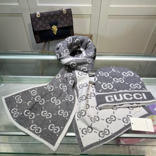 Cheap Gucci Caps #1249214 Replica Wholesale [$48.00 USD] [ITEM#1249214] on Replica Gucci Hat and Scarf and Glove Set