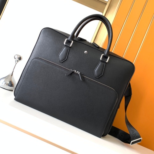 Cheap Mont Blanc AAA Man Handbags #1249251 Replica Wholesale [$162.00 USD] [ITEM#1249251] on Replica Mont Blanc AAA Man Handbags