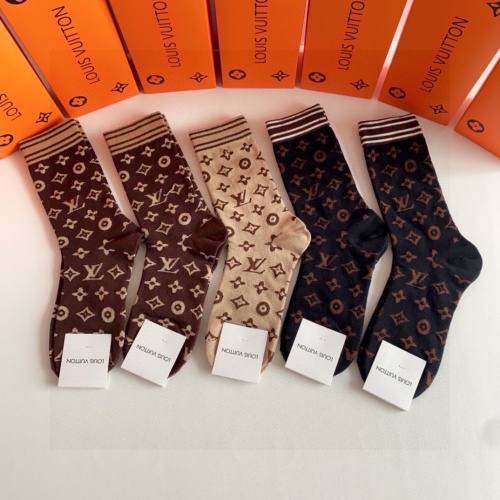 Cheap Louis Vuitton LV Socks #1249259 Replica Wholesale [$29.00 USD] [ITEM#1249259] on Replica Louis Vuitton LV Socks