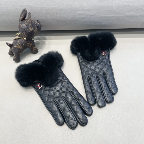 Cheap Louis Vuitton LV Gloves For Women #1249295 Replica Wholesale [$52.00 USD] [ITEM#1249295] on Replica Louis Vuitton LV Gloves