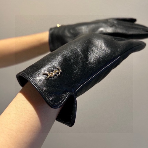 Cheap Yves Saint Laurent Gloves For Women #1249301 Replica Wholesale [$45.00 USD] [ITEM#1249301] on Replica Yves Saint Laurent Gloves