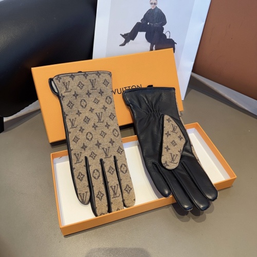 Cheap Louis Vuitton LV Gloves For Women #1249333 Replica Wholesale [$52.00 USD] [ITEM#1249333] on Replica Louis Vuitton LV Gloves