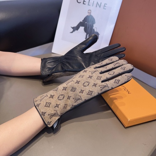 Cheap Louis Vuitton LV Gloves For Women #1249333 Replica Wholesale [$52.00 USD] [ITEM#1249333] on Replica Louis Vuitton LV Gloves