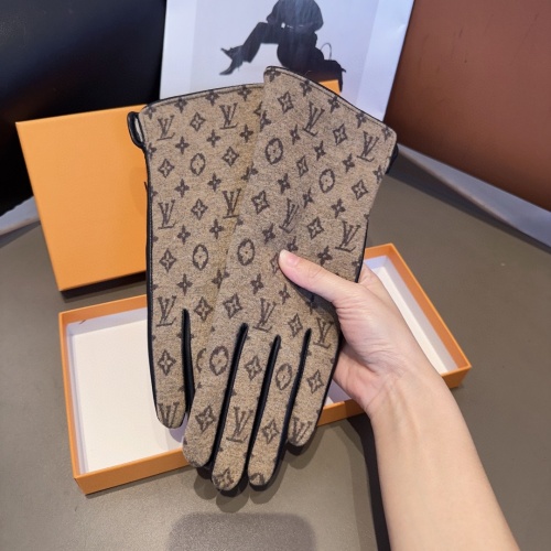 Cheap Louis Vuitton LV Gloves For Women #1249333 Replica Wholesale [$52.00 USD] [ITEM#1249333] on Replica Louis Vuitton LV Gloves